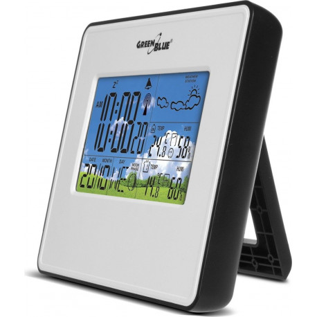 Stacja pogodowa bezprzewodowa biała Green Blue