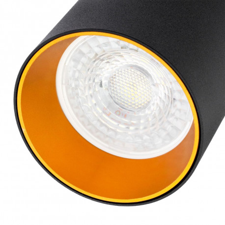 Lampa listwa ERIS SPOT 6 TUBA czarno-złota 6xGU10-8926