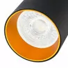 Lampa listwa ERIS SPOT 6 TUBA czarno-złota 6xGU10 LUMILED
