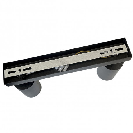 Lampa listwa ERIS SPOT 2 TUBA czarno-złota 2xGU10 LUMILED