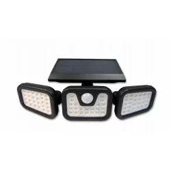 Lampa naświetlacz solarny 3xLED 15W CW IP65 PIR LUMILED
