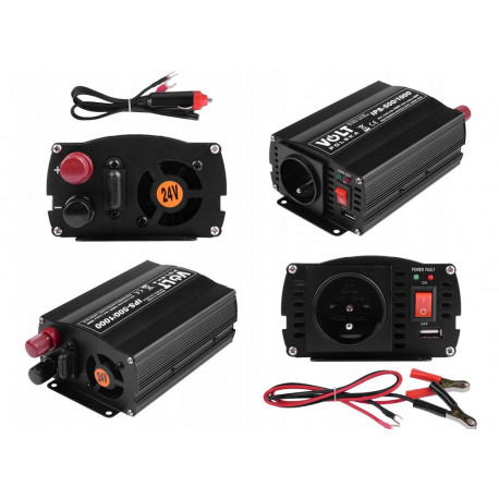 Przetwornica 24V/230V DC/AC 500W/1000W IPS1000 VOLT