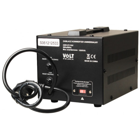 Konwerter napięcia przetwornica 110V/230V VP-100VA VOLT