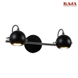 Lampa kinkiet K-8002-2 BK black 2xGU10 3W Kaja