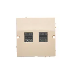 Basic Gniazdo kom.RJ45 podw.kat5e BMF52.02/12 beżo