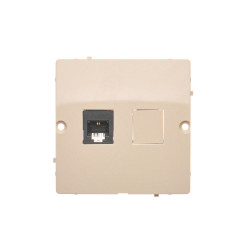 Basic Gniazdo tel. RJ11 pojed. BMTF1.02/12 beżowy-636