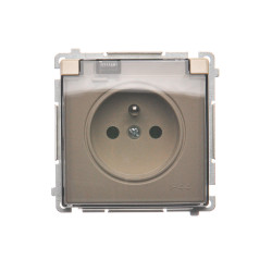 Basic Gniazdo pojed z/u kl.dym BMGZ1B.01/12a beżow-682