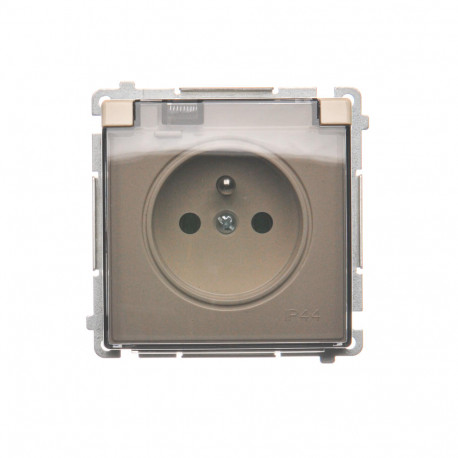 Basic Gniazdo pojed z/u kl.dym BMGZ1B.01/12a beżow-682