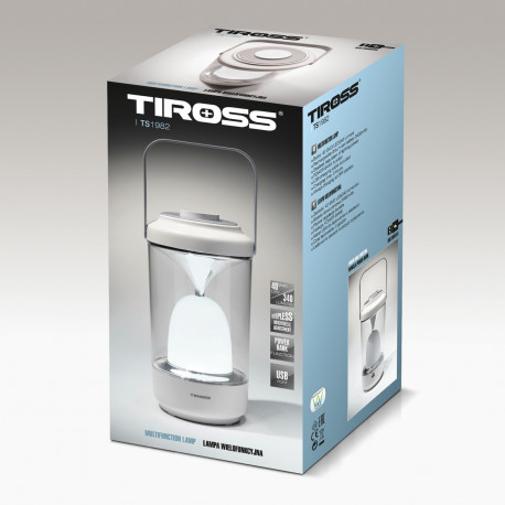 Latarka wielofunkcyjna ładowalna camping TS-1982 TIROSS