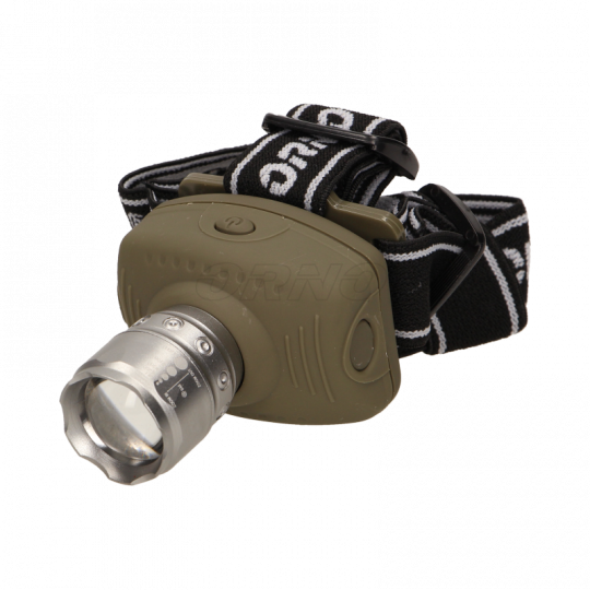 LED head flashlight 3W ZOOM 3xAA OR-LT-1514 Orno