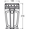 Crosser Spotlight 4xLR20 large Osram flashlight