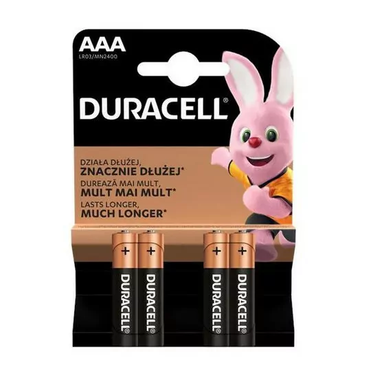 Baterie LR03 AAA MN2400 Basic 4 sztuki Duracell