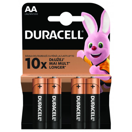 Baterie Duracell LR06 AA MN1500 Basic 4 sztuki DURACELL