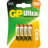 Bateria GP Ultra Alkaline AAA 1.5V LR03 4 sztuk GP