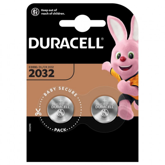 Duracell DL 2032 3V BL2 batteries blister of 2 pieces