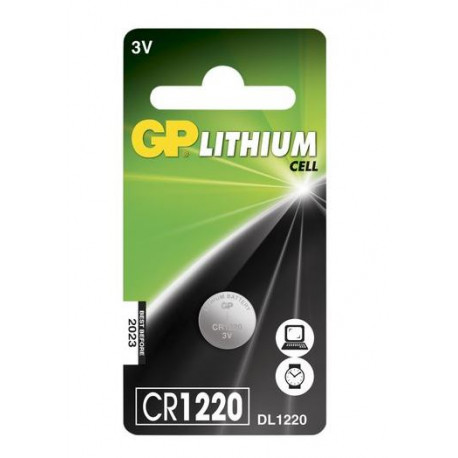 Bateria GP Lithium Cell 3V CR1220 1 sztuka CR1220-7C5 GP