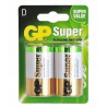 GP Super Alkaline 1.5V LR20 2 piece battery