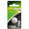 GP Lithium Cell button battery 3.0V CR2025 1 piece GP
