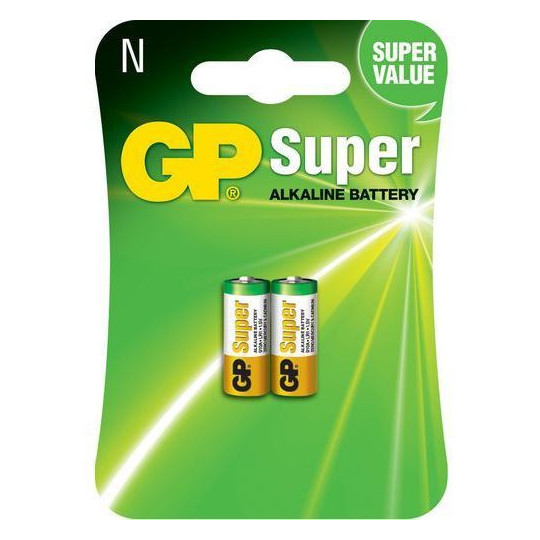 N GP910A-2UE2 1.5V LR1 N GP Super Alkaline batteries 2 pieces GP