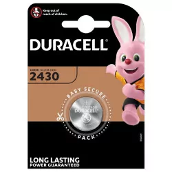 Bateria Duracell CR 2430 1BL 3V Lithium