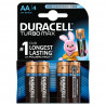 Batteries LR06 AA MX1500 TURBO 4 pieces DURACELL