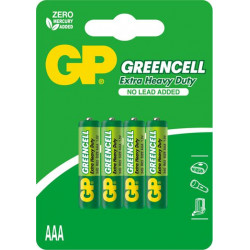 Bateria GP Greencell 1.5V AAA R03 opakownie 4 sztuki 24G-UE4 GP