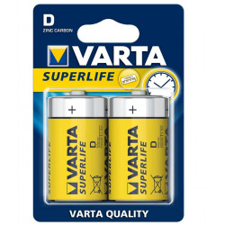 Bateria VARTA R20 Superlife 1,5V (blister 2szt.)