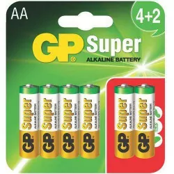 Bateria GP Super Alkaline AA 1.5V LR6 (op.6szt)