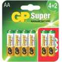 Bateria GP Super Alkaline AA 1.5V LR6 (op.6szt)