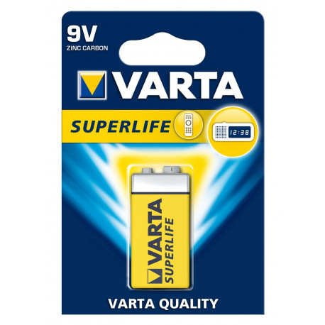 Bateria 9V BL/1 6F22 SuperLife VARTA