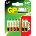 Bateria GP Ultra Alkaline 1,5V LR3 opakowanie 6 sztuk AAA GP