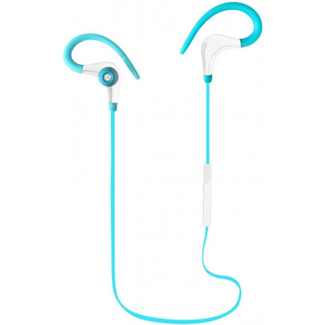 Słuchawki z mikrofonem AP-BX61-G turkusowe Sport ART