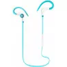 Headphones with microphone AP-BX61-G turquoise Sport ART
