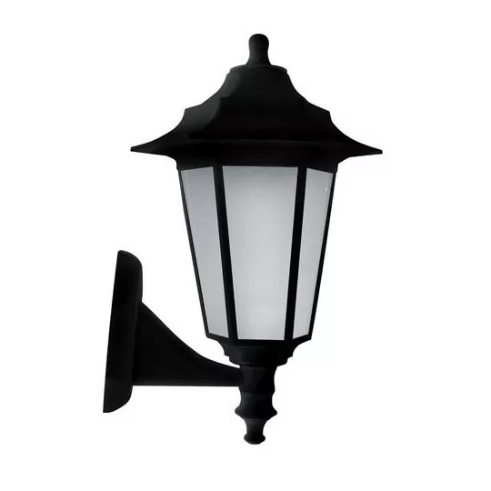 BEGONYA2 Black E27 garden wall lamp by HOROZ