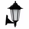 BEGONYA2 Black E27 garden wall lamp by HOROZ