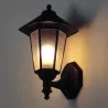 BEGONYA2 Black E27 garden wall lamp by HOROZ