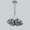 NEVA chrome pendant lamp VII E27 7x60W Vitalux