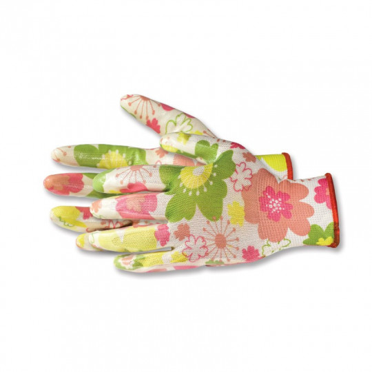 Polyester garden gloves size 8" S-47383 Stalco