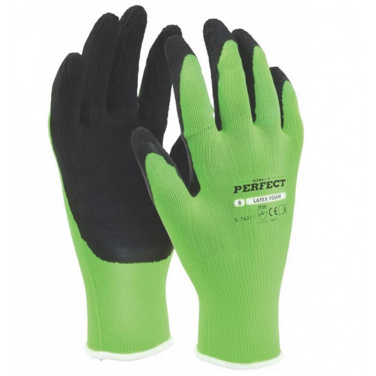 S-Latex work gloves size 8" S-76311 Stalco
