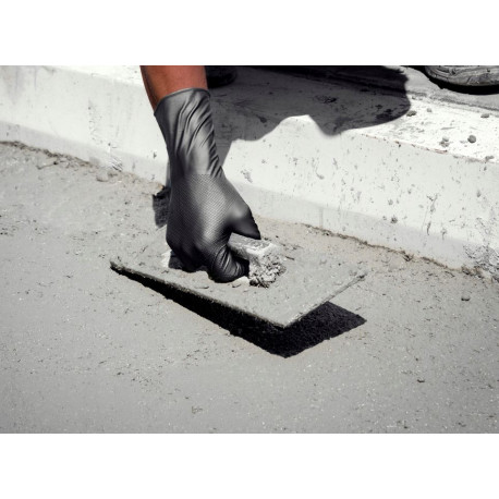 Rękawice Nitrax Grip rozmiar M 8" czarne S-76345 STALCO