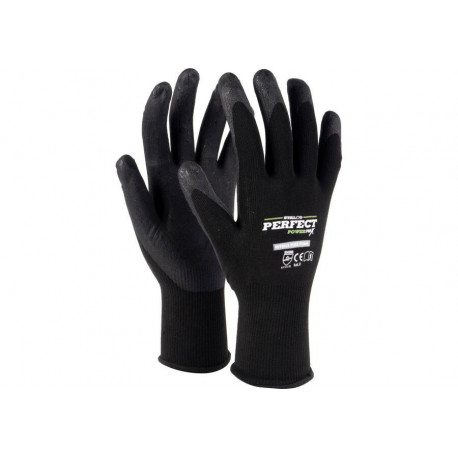 Rękawice nylonowe NITRILE FLEX FOAM rozmiar 8" S-76403 STALCO