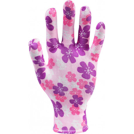 Rękawice ogrodowe Wzór-B rozmiar 8" 74121 Flo