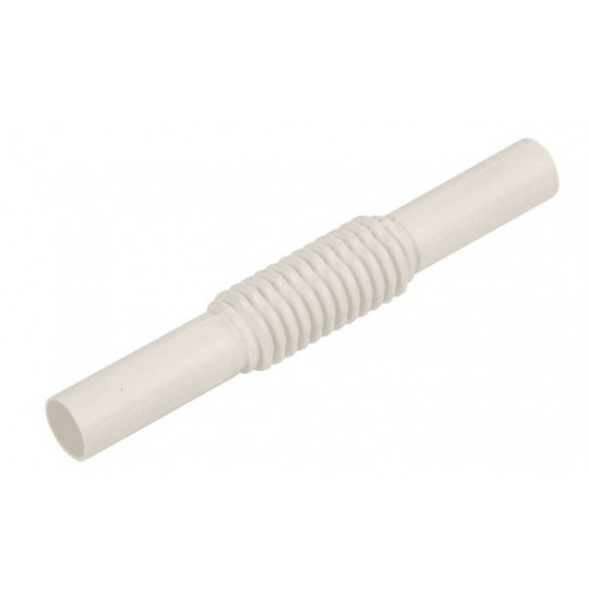 Connector for PVC electrical pipes white 47mm ZCL-47 TT PLAST