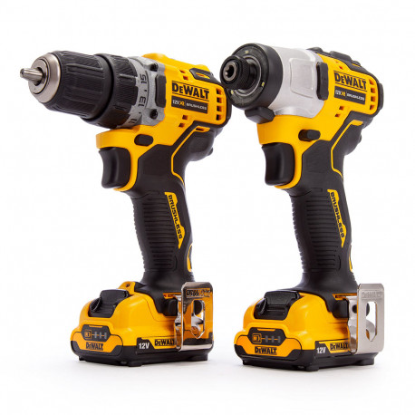 Zestaw Combo DCD701+DCF801 wiertarko-wkrętarka 12V 2x3Ah DeWALT