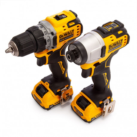 Zestaw Combo DCD701+DCF801 wiertarko-wkrętarka 12V 2x3Ah DeWALT