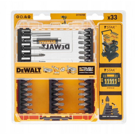 Zestaw końcówek 33 sztuk FLEXTORQ DT70709 DEWALT