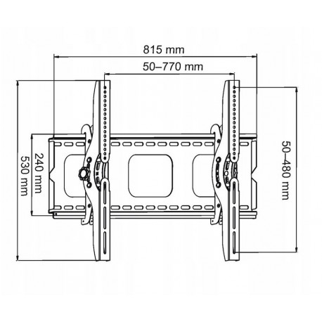 Uchwyt do TV LCD/LED/PL 32-60'' AR-08 regulacja w pionie ART