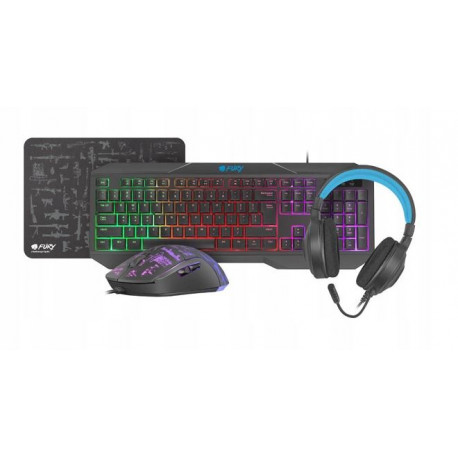 Zestaw 4w1 gamingowy FURY Thunderstreak 3.0 Natec