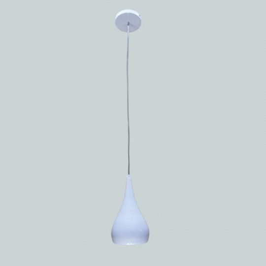 MALTON chandelier single pendant white E27 Vitalux