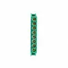Szyna izolowana zielona 8P DIN 8x12 NPE-G8-8 Tracon